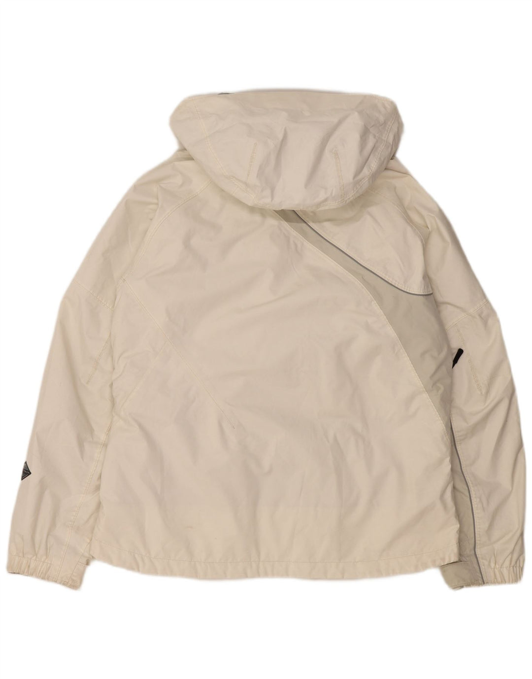 Jachetă de vânt pentru femei COLUMBIA Titanium UK 16, mare, alb, color block