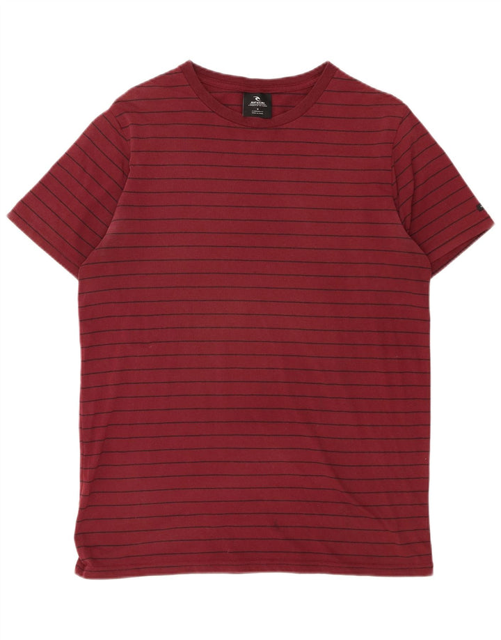 Tricou pentru bărbați Rip Curl Top Medium Burgundy Striped