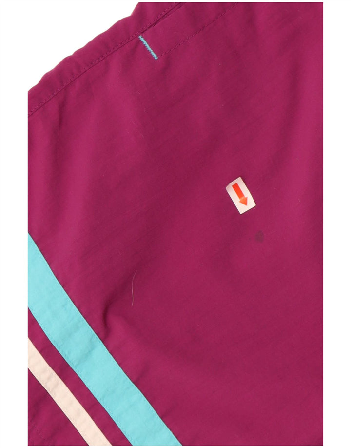 Pantaloni scurți sport FILA pentru bărbați, poliamidă cu dungi mov mediu