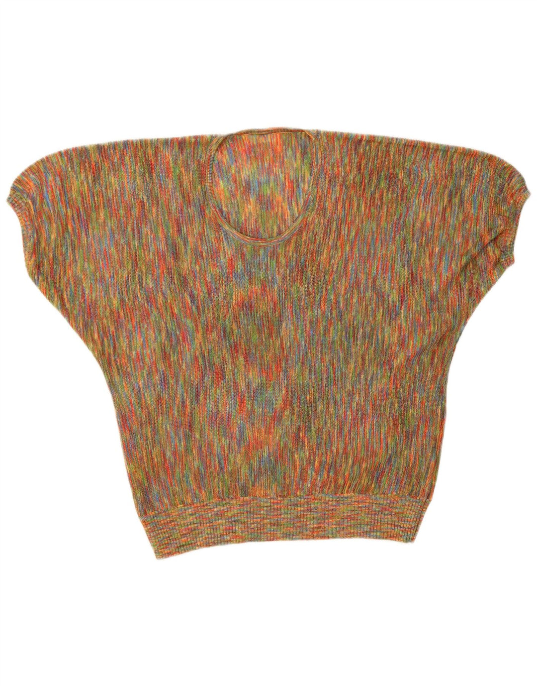 Bluză Vintage pentru femei UK 12 Medium Multicolore cu pete