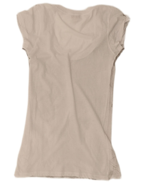 Tricou cu grafic pentru femei Diesel UK 2 2XS Alb Floral