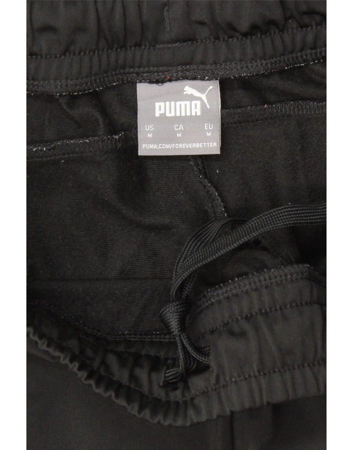 PUMA Mens Tracksuit Trousers Joggers Medium Black Polyester