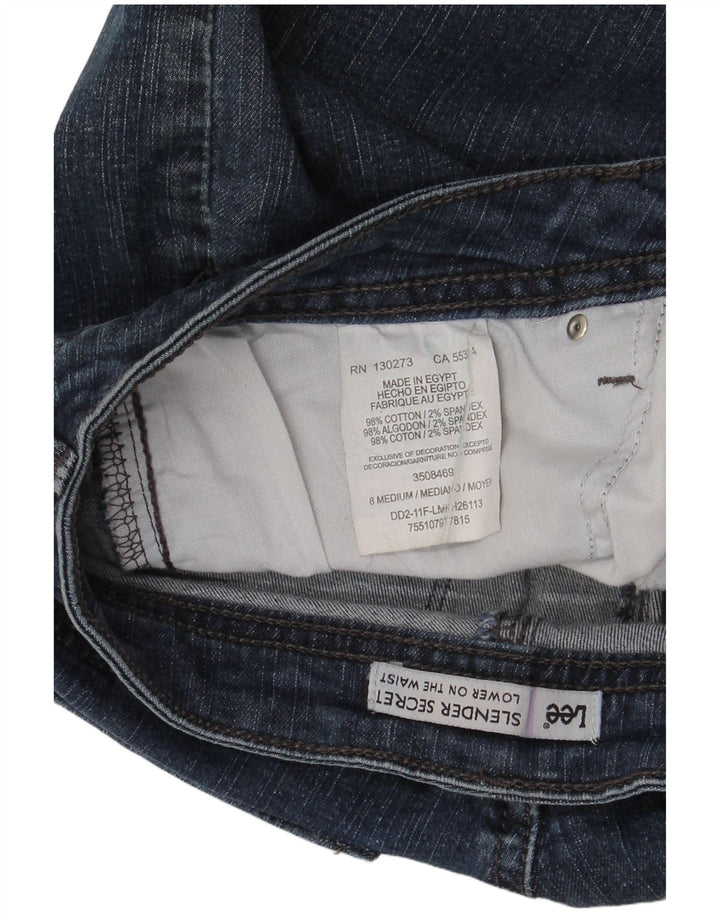 Pantaloni scurți LEE Slender Secret Denim US 8 Medium W30 Bumbac bleumarin