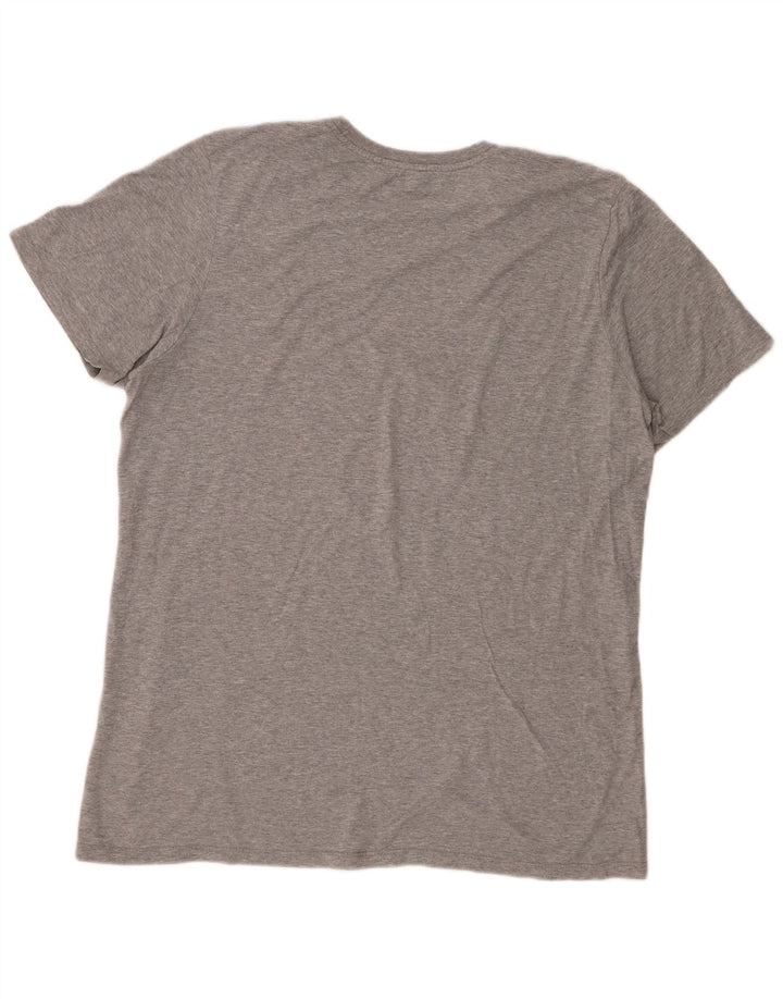 Tricou grafic Nike pentru bărbați cu croială atletică Top mare gri