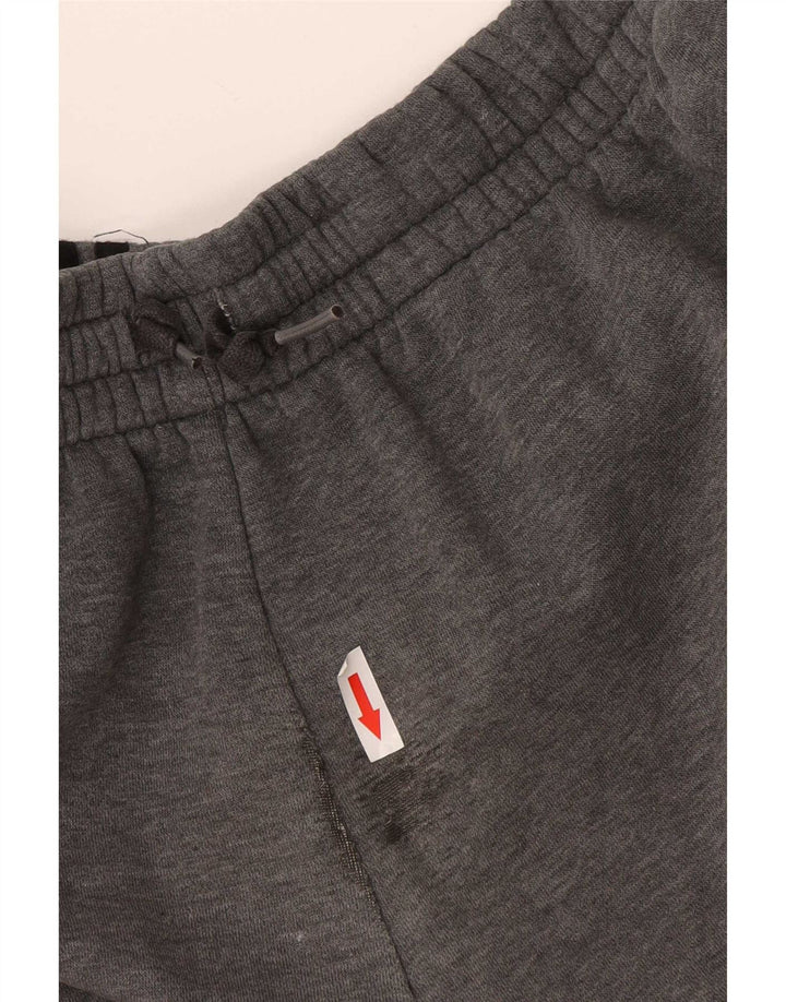 Pantaloni de trening Adidas pentru bărbați Joggeri mari, gri bumbac