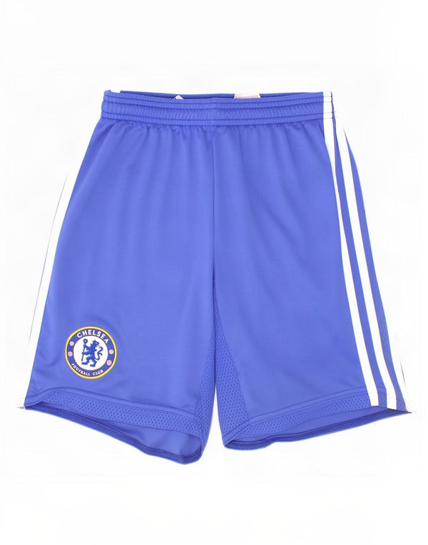 Pantaloni scurți sport adidas Chelsea FC pentru băieți 11-12 ani, albastru, poliester