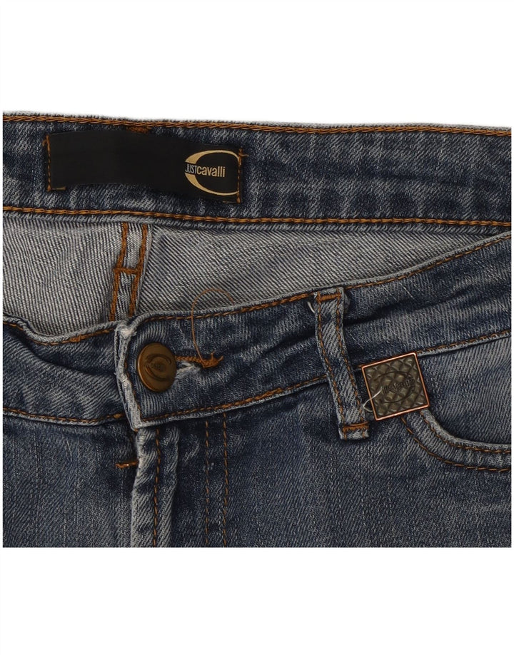 Blugi slim pentru femei Just Cavalli W32 L35 Albastru