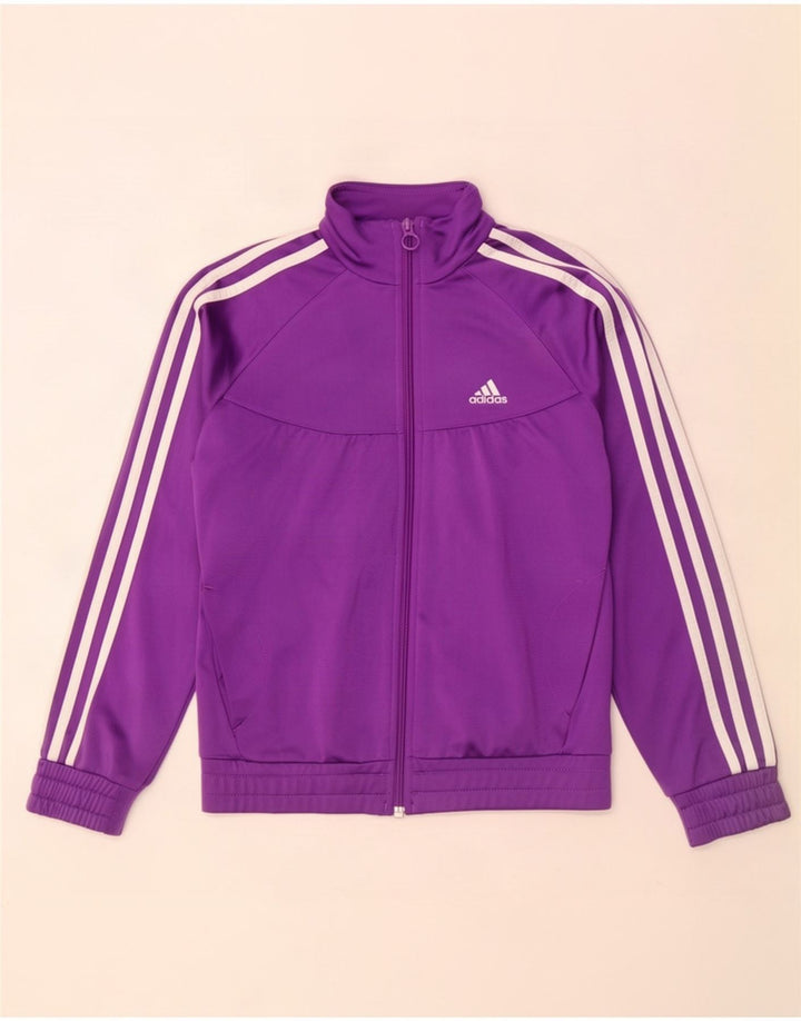 Jachetă Adidas Fete Trening Top 11-12 Ani Mov Poliester