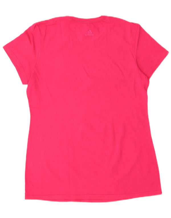 Tricou grafic Adidas pentru femei Top UK 16 Large Pink