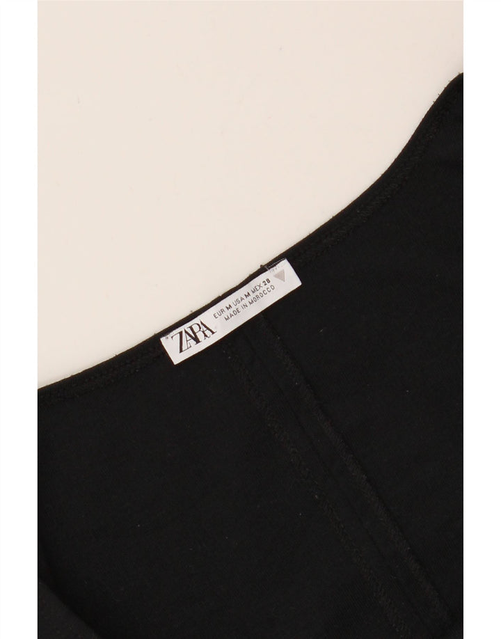 ZARA Womens Sleeveless Bodycon Dress UK 12 Medium Black Vintage Zara and Second-Hand Zara from Messina Hembry 