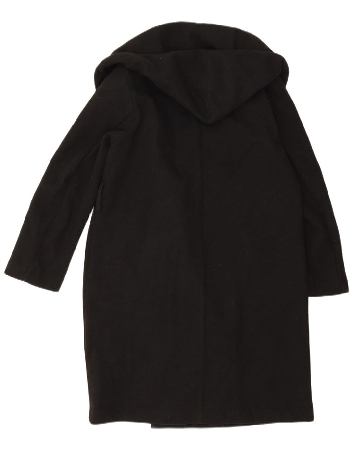 Palton supradimensionat pentru femei Zara UK 10 Poliester negru mic