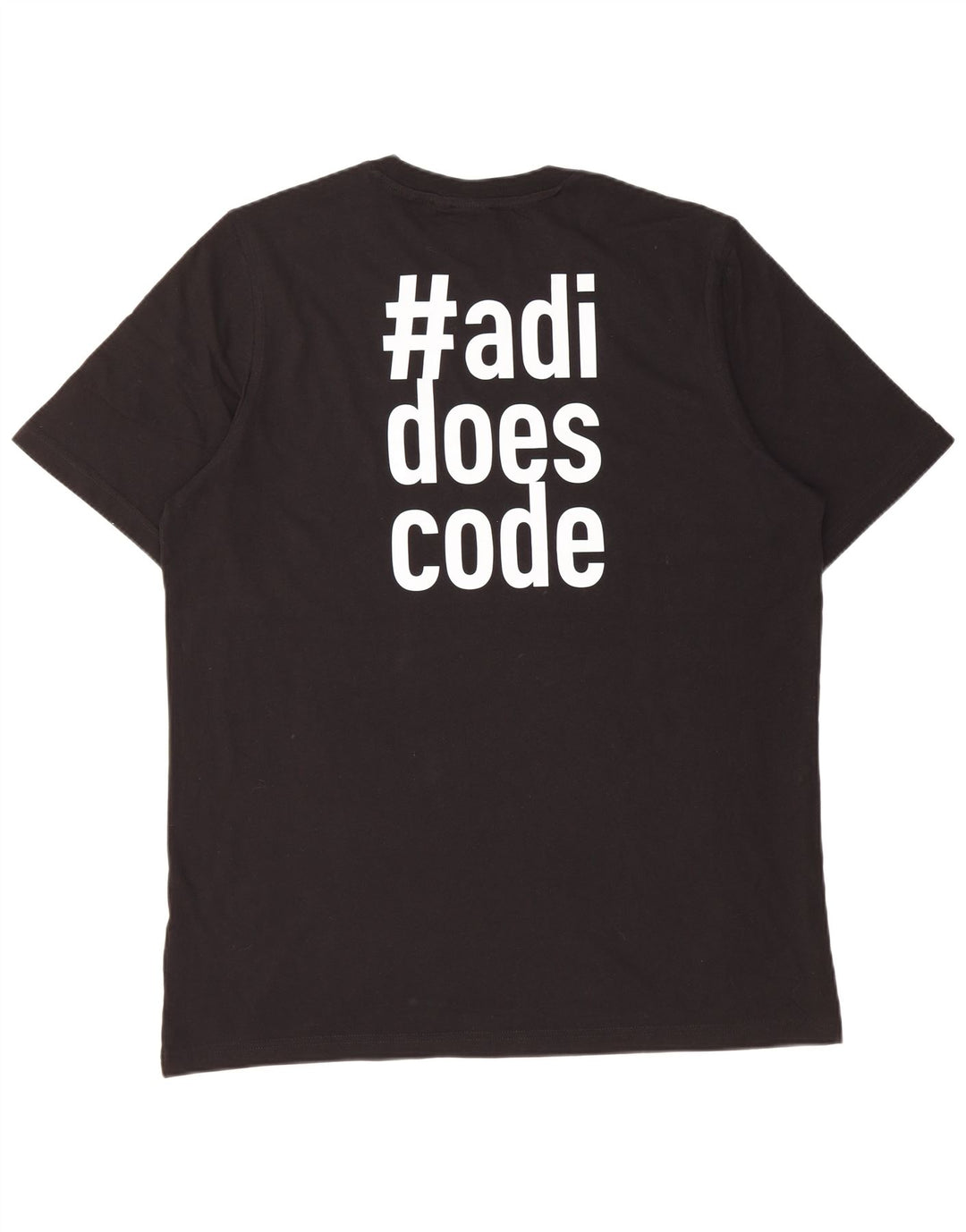 Tricou grafic Adidas pentru bărbați Top mare din bumbac negru