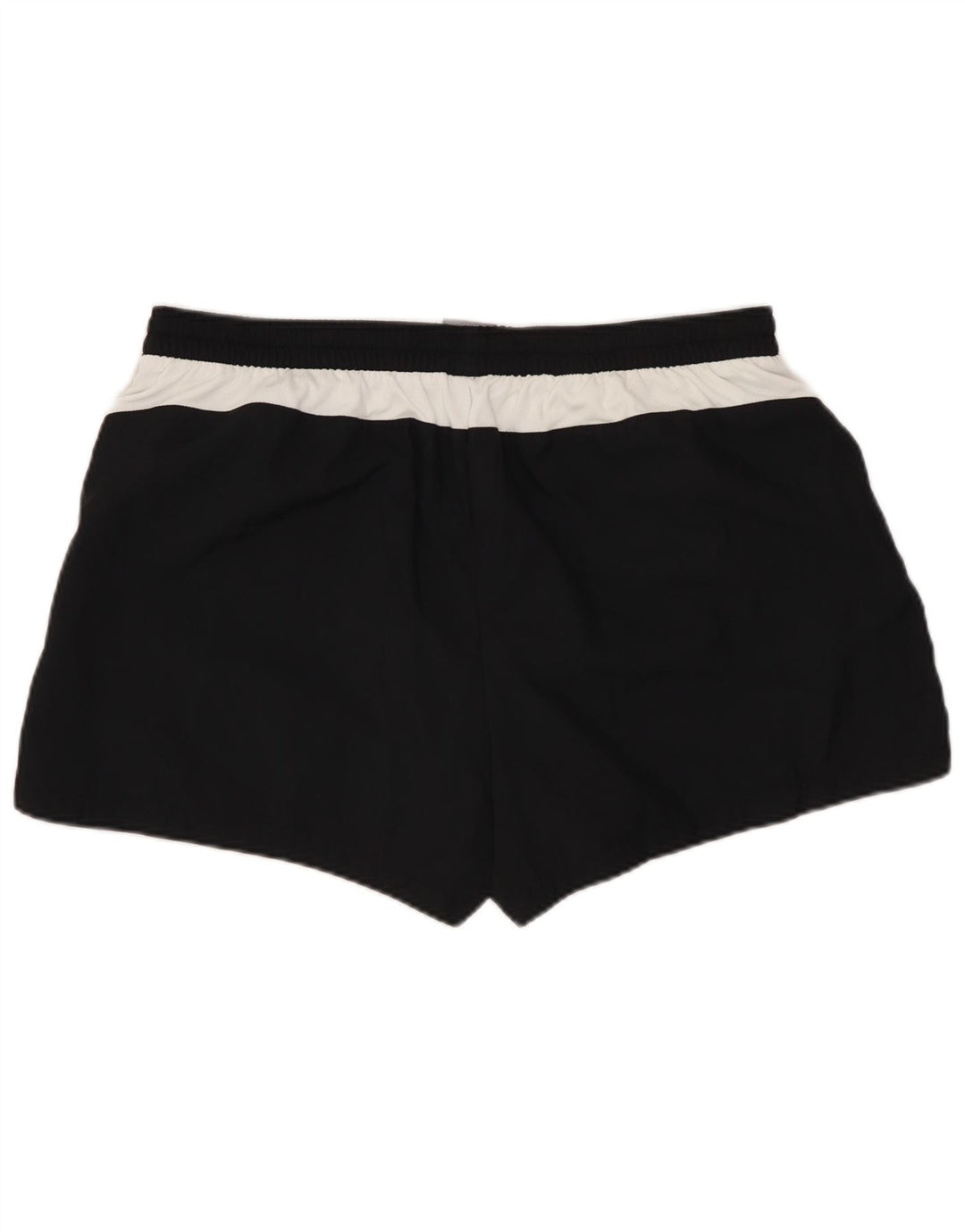 Pantaloni scurti sport NIKE pentru femei US 12/14, mari, negru, poliester color bloc