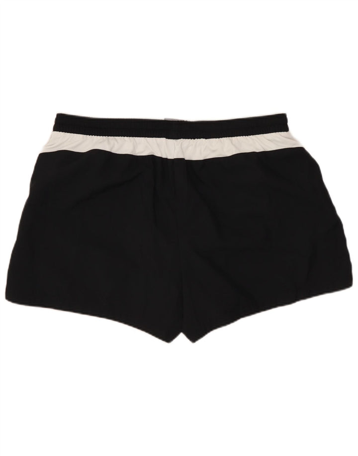 Pantaloni scurti sport NIKE pentru femei US 12/14, mari, negru, poliester color bloc