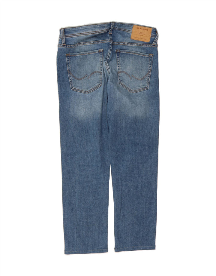 JACK & JONES Mens GLENN Slim Jeans W32 L25 Blue Cotton Vintage Jack & Jones and Second-Hand Jack & Jones from Messina Hembry 
