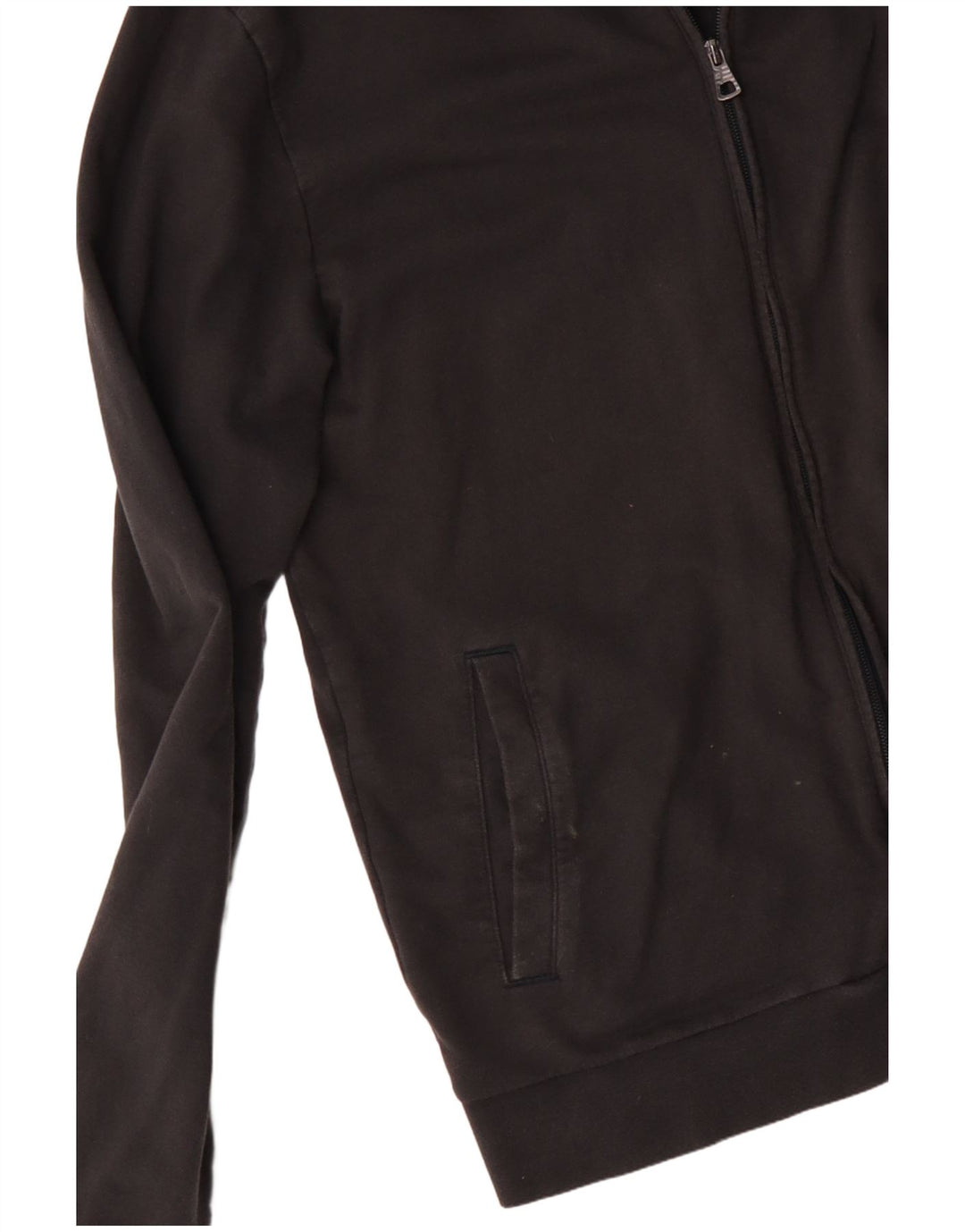 Jachetă de trening pentru bărbați Emporio Armani, bumbac mediu negru