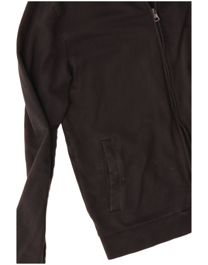 Jachetă de trening pentru bărbați Emporio Armani, bumbac mediu negru