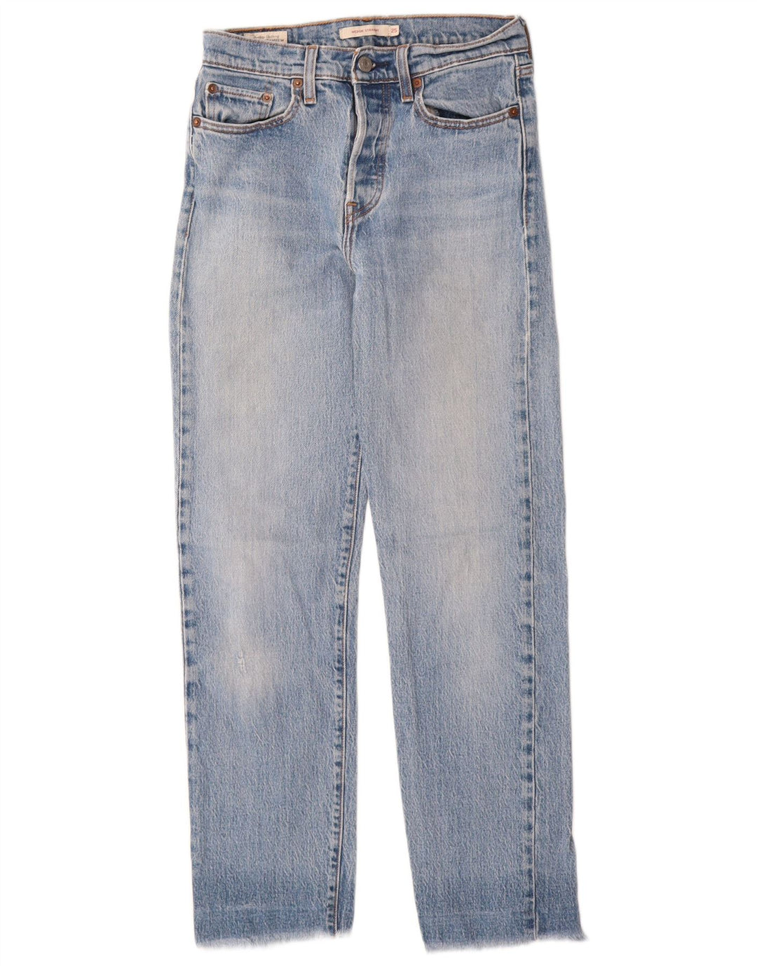 Blugi Levi's Wedgie Straight pentru femei W25 L28 Bumbac albastru