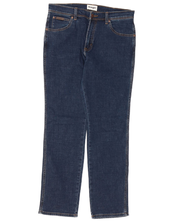 Blugi slim Texas Wrangler pentru bărbați W33 L32 albastru
