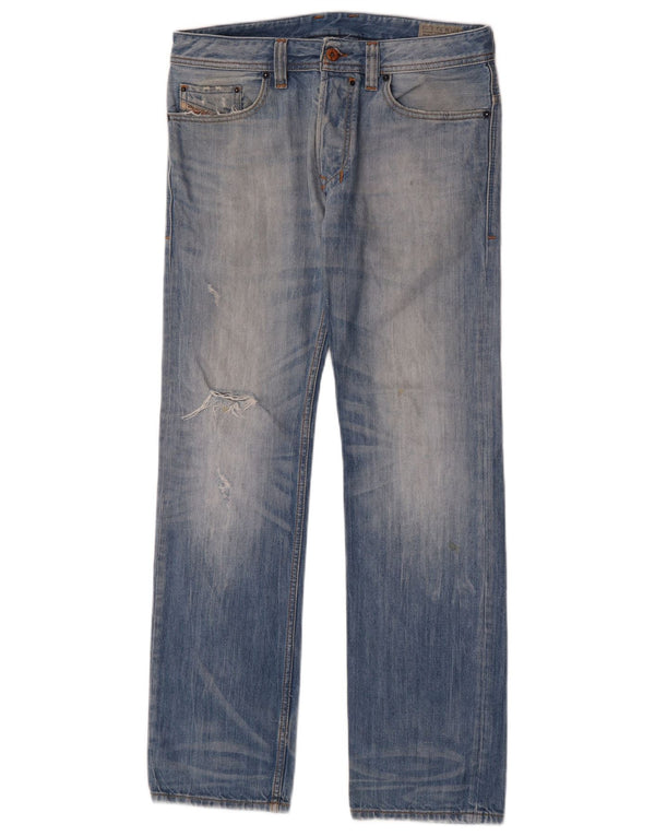 Diesel pentru bărbați Safado Regular Slim Straight Jeans W30 L30 Blue Bumbac