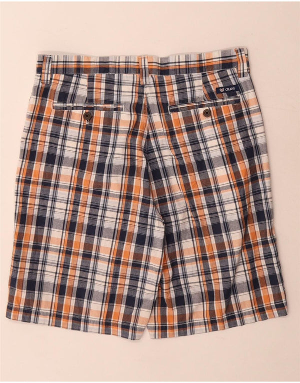 Pantaloni scurți chino pentru bărbați Chaps W32 Medium Bleumarin Check