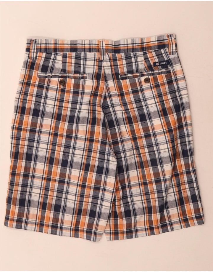 Pantaloni scurți chino pentru bărbați Chaps W32 Medium Bleumarin Check