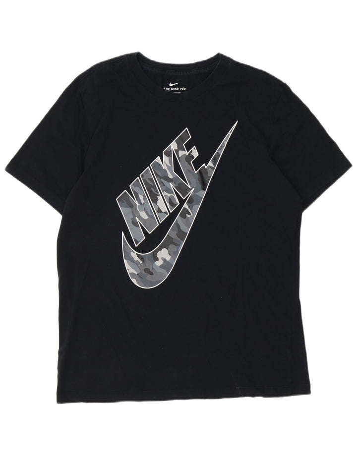 Tricou grafic pentru bărbați Nike Top Mediu Negru