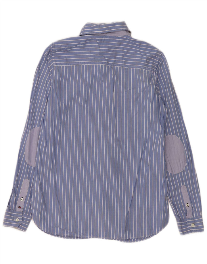 Cămașă Tommy Hilfiger pentru femei US 6 Medium Blue Pinstripe Bumbac