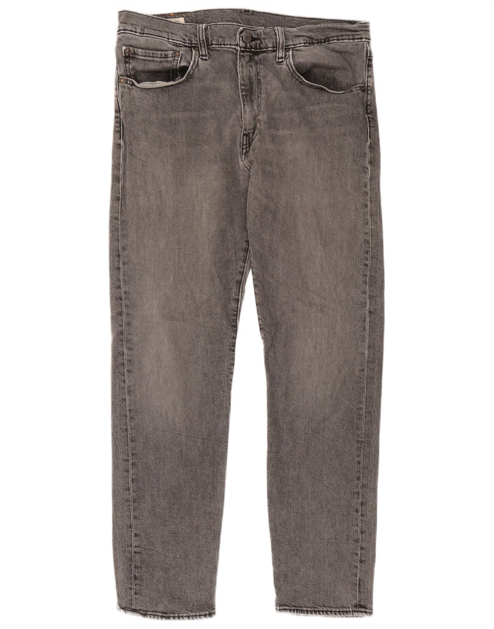 Blugi conici pentru bărbați Levi's 502 W34 L32 bumbac gri