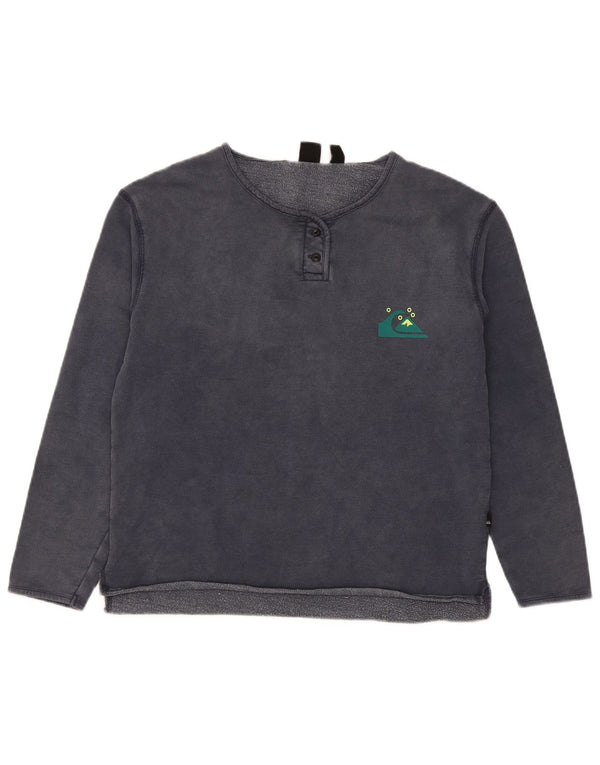 Pulover de hanorac Quiksilver pentru femei UK 14 Medium bleumarin Bumbac