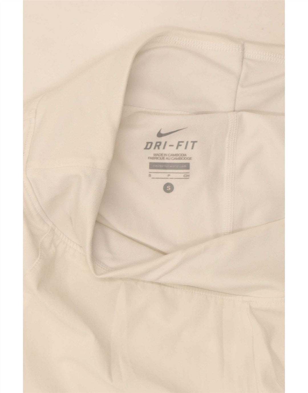 Nike Womens Dri Fit Sport Shorts UK 10 Small  White