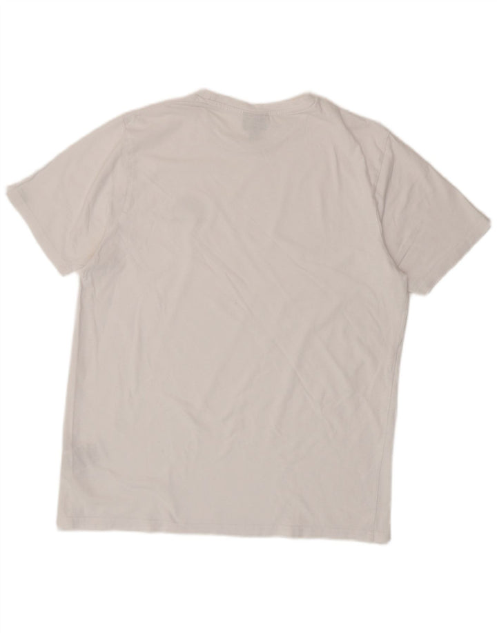 Tricou bărbați Ellesse Top mare din bumbac alb