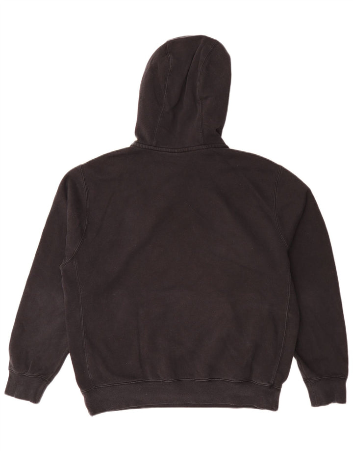 Pulover Nike pentru bărbați, cu formă lejeră, bumbac mediu negru