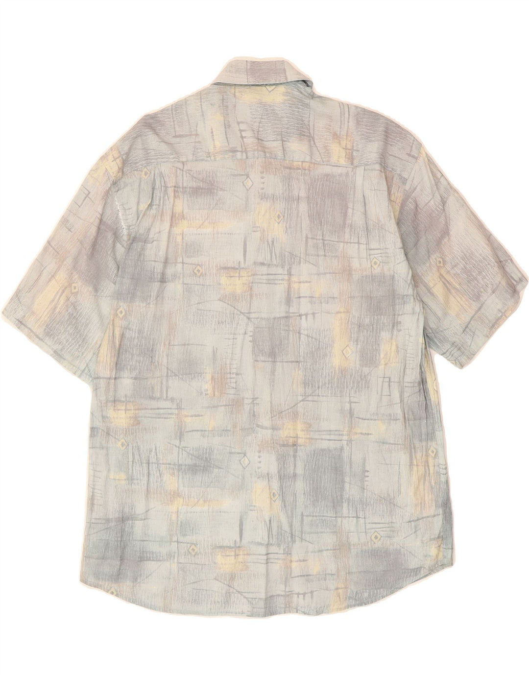 CARLETTI Mens Short Sleeve Shirt XL Multicoloured Patchwork Vintage Carletti and Second-Hand Carletti from Messina Hembry 