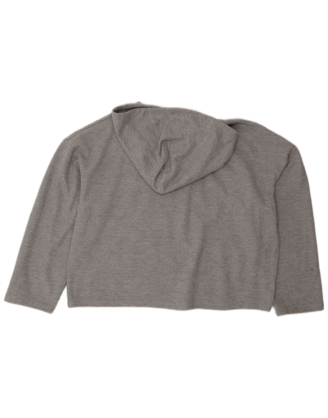Top supradimensionat cu glugă pentru femei Zara cu mânecă lungă UK 14 Medium Gri pete