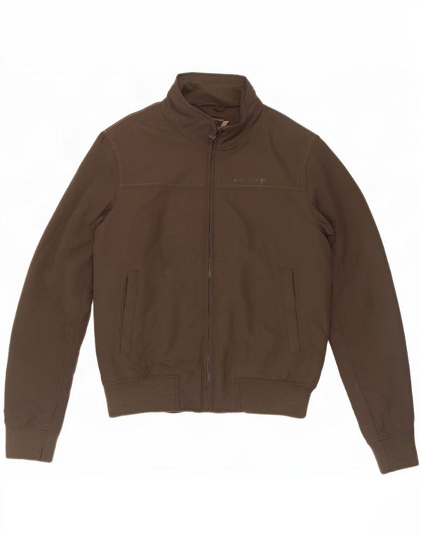 Jachetă bomber pentru bărbați Woolrich UK 36 Nailon mic kaki