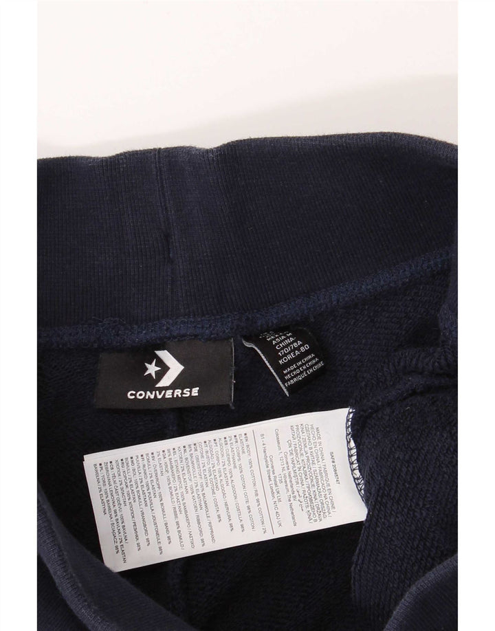 Pantaloni de trening Converse pentru femei Pantaloni de jogging mici din bumbac bleumarin
