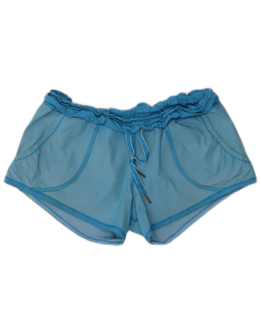LULULEMON Pantaloni scurti sport pentru femei US 6 Medium Blue Poliester