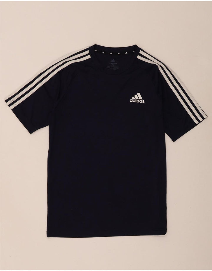 Tricou pentru bărbați Adidas Aeroready Top mic poliester bleumarin