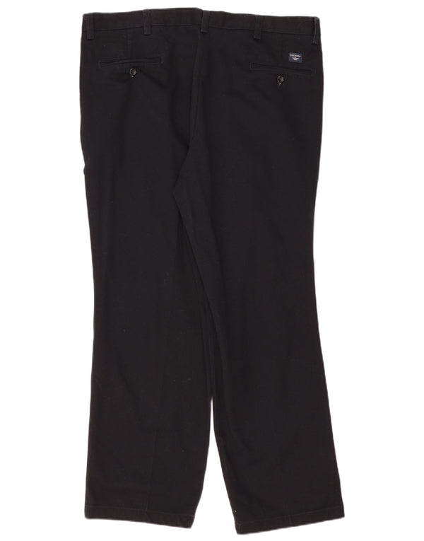 Dockers Pantaloni Chino Drepți Bărbați L40 L30 Bumbac Negru