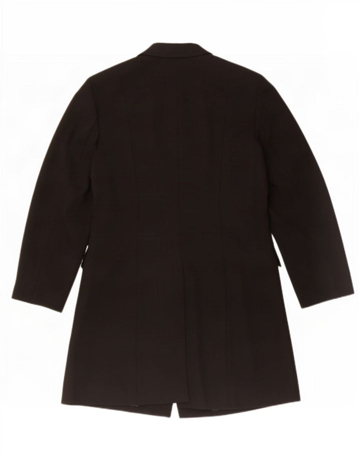 Pardesiu Dkny pentru femei US 14 XL Lână neagră