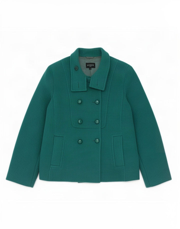 Palton Hobbs pentru femei UK 14 Lână verde mare