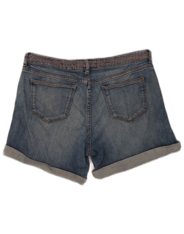Pantaloni scurți din denim pentru femei Fat Face UK 10 Small W30 Blue Cotton