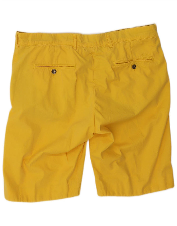 Pantaloni scurți chino pentru bărbați 40Weft W36 Bumbac galben mare