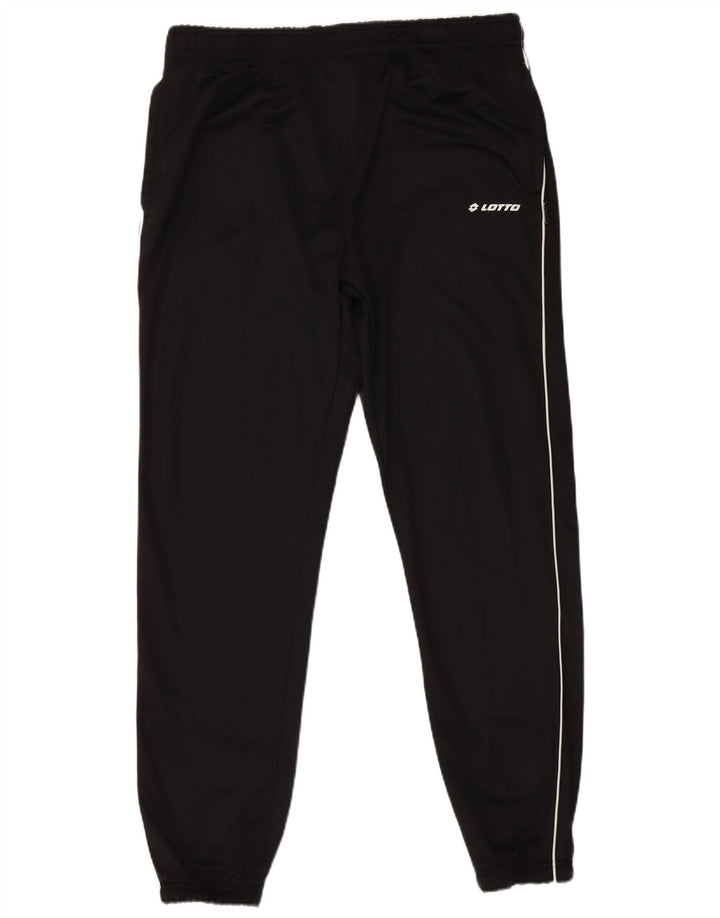 Pantaloni de trening pentru bărbați Lotto Pantaloni de jogging 2XL poliester negru