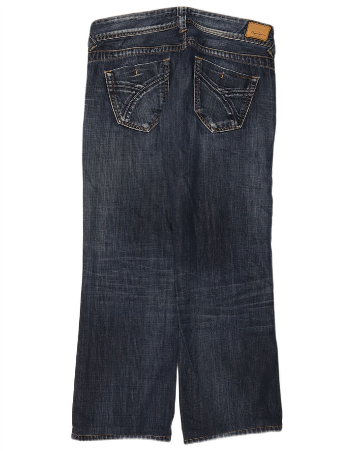 PEPE Jeans Womens Loose W31 L34 Blue Bumbac