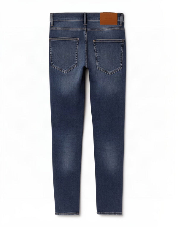 Blugi skinny pentru bărbați Zara EU 42 Large W32 L28 Blue Bumbac