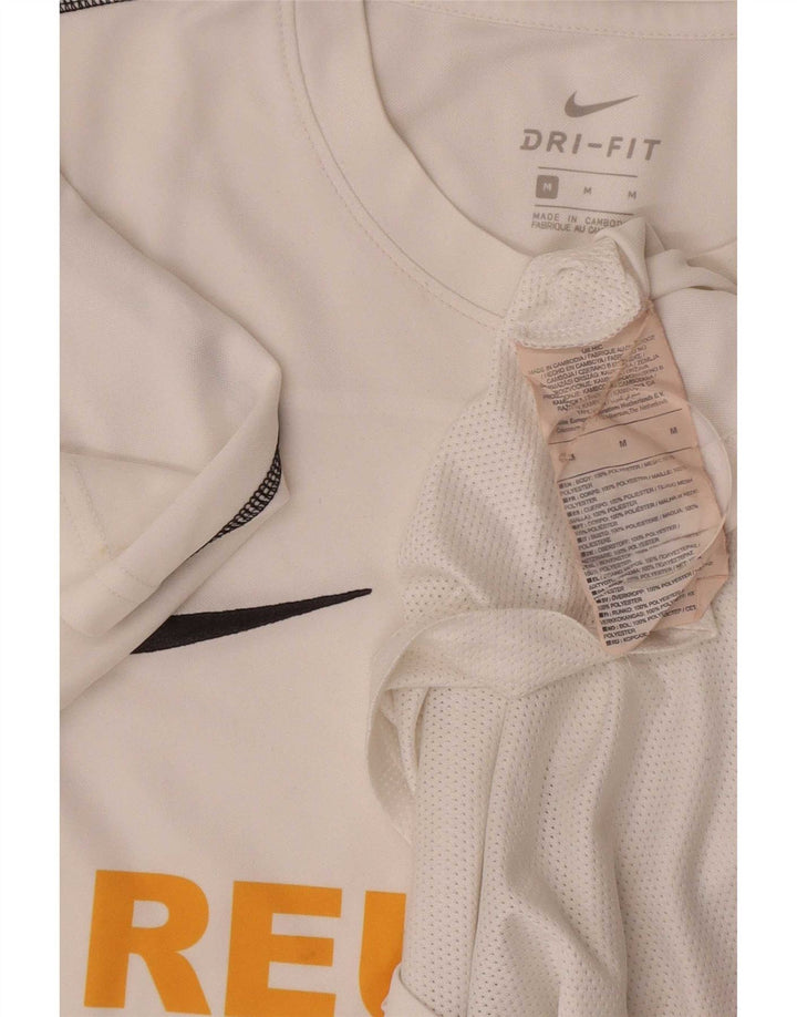 Tricou grafic Nike pentru bărbați Top Mediu Alb Poliester Sport