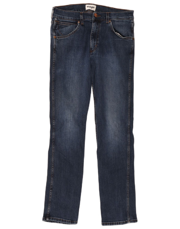 Blugi pentru bărbați Wrangler Greensboro Slim W30 L30 Bumbac bleumarin