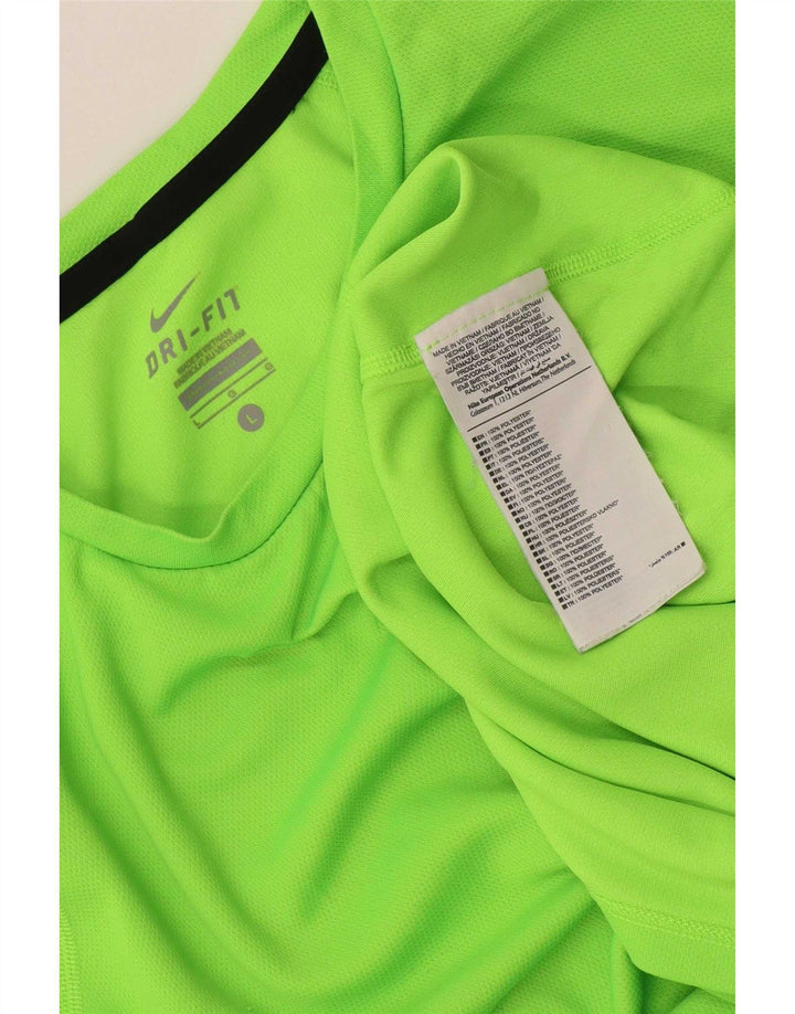 Tricou Nike Dri Fit pentru bărbați Top mare din poliester verde